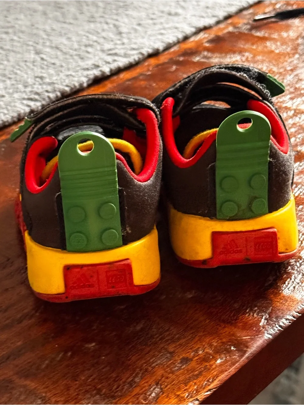 Lego Kids Black Red Yellow Easy-On Sneakers
